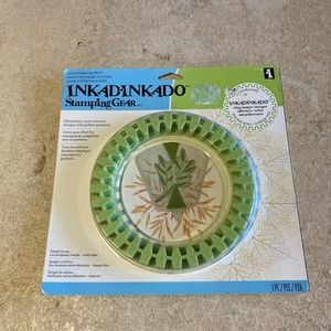 Inkadinkadoo Stamping Gear Circle Stamping Wheel New